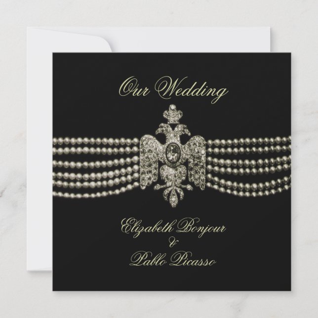 Cartierr Smycken ~ Inbjudningar / RSVP (Framsida)