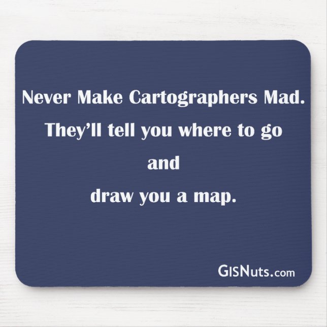 Cartographers tokiga Mousepad Musmatta (Framsidan)