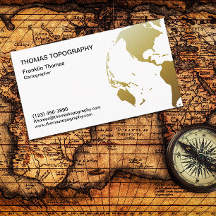 Cartographic Karta Maker Visitkort