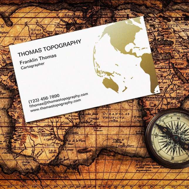 Cartographic Karta Maker Visitkort (Skapare uppladdad)