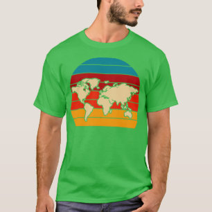 Cartography Internationell Traveler Ret Ret T Shirt