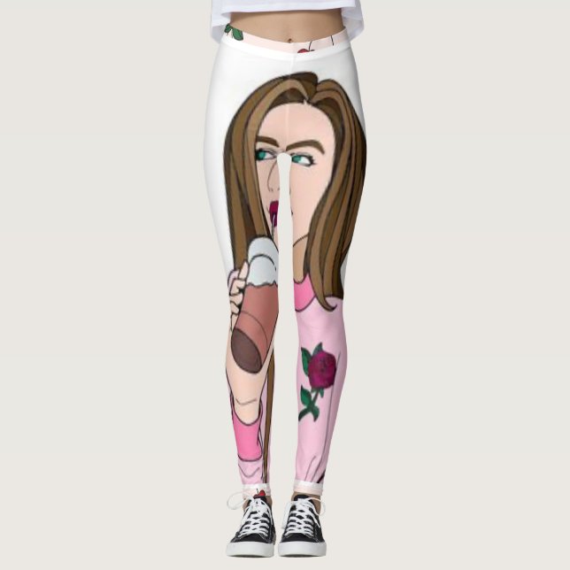 Carton gir leggings (Framsida)