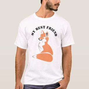 Carton Sheltie Hund T Shirt