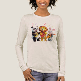 🎵 Cartoon Animal Music Party – Fun & Cute Musical T Shirt