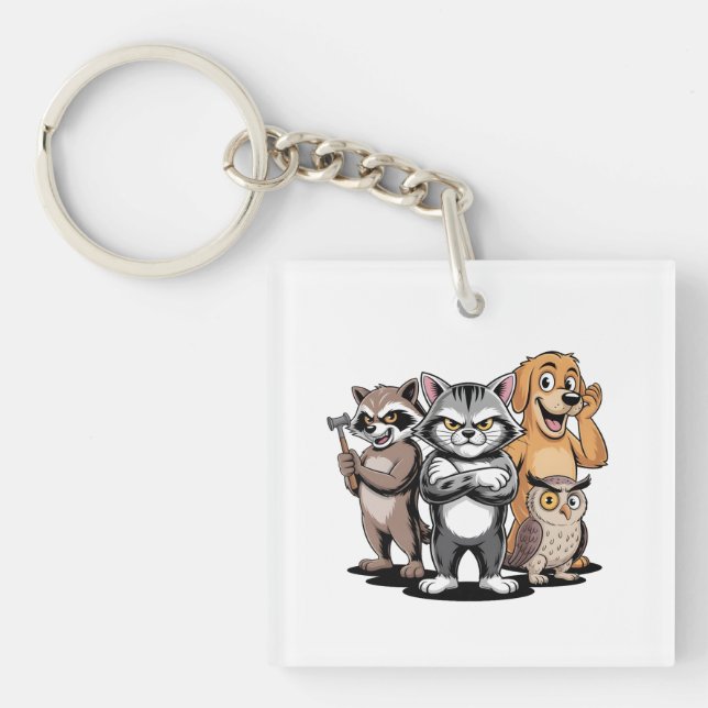 Cartoon Animal Team Character Illustration (Framsidan)