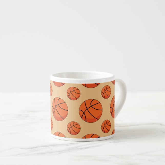 Cartoon Basketball Ball Espressomugg (Framsida höger)