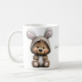 Cartoon Bunny Bear Ceramic Coffee Mug Kaffemugg