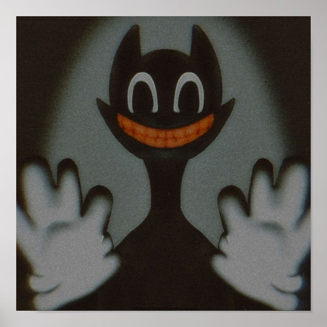 Cartoon Cat Poster (Framsidan)