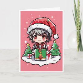 cartoon christmas card kort