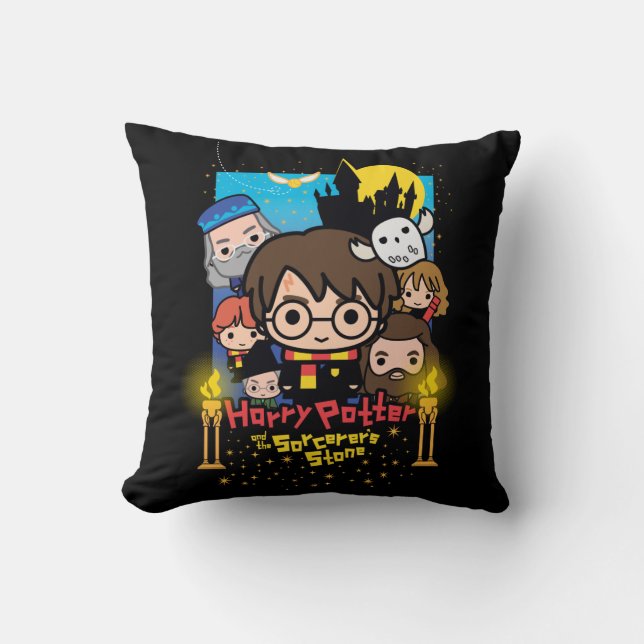 Cartoon Harry Potter and the Sorcerer's Stone Kudde (Framsida)