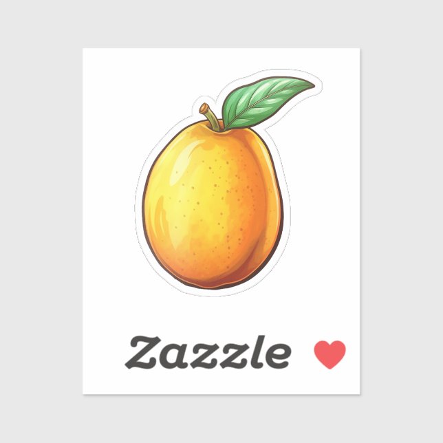 Cartoon mango klistermärken (Ark)