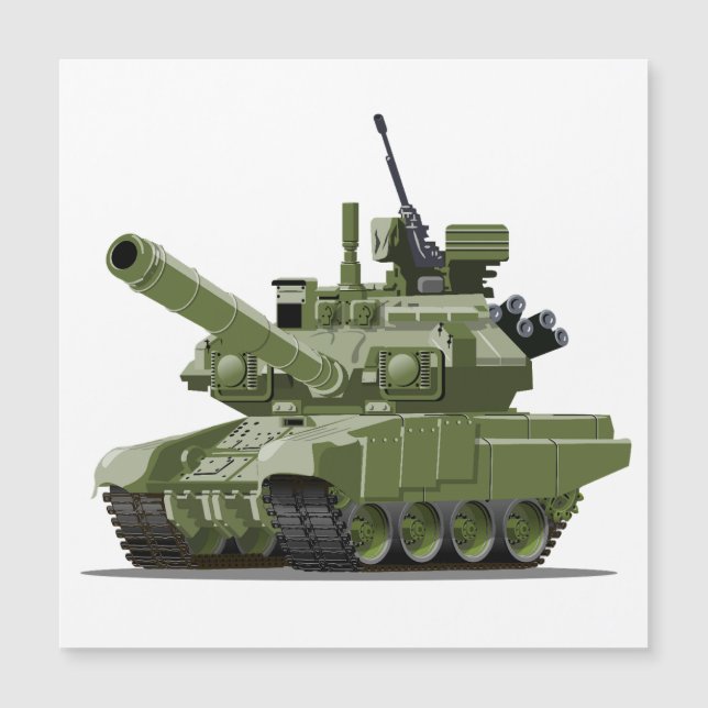 Cartoon modern armored tank (Framsida)