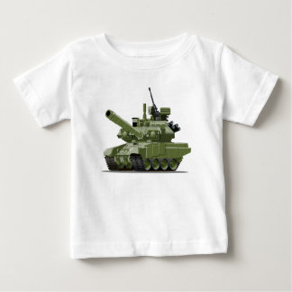 Cartoon modern armored tank t shirt