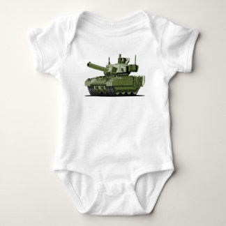Cartoon modern armored tank t shirt