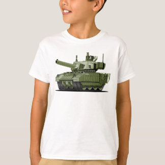 Cartoon modern armored tank t shirt