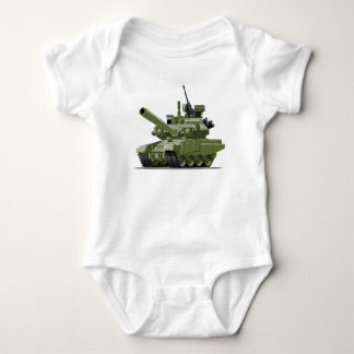 Cartoon modern armored tank t shirt