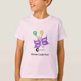 Cartoon Morse Code for Kids!  Letter D T Shirt