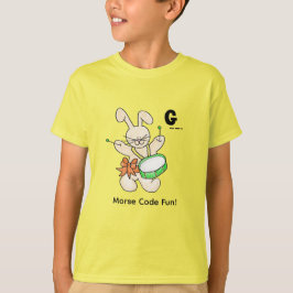Cartoon Morse Code for Kids!  Letter "G" T Shirt