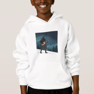 Cartoon Rocker Dog Under the Stars T Shirt