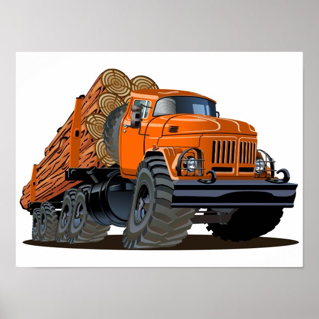 Cartoon truck poster (Framsidan)