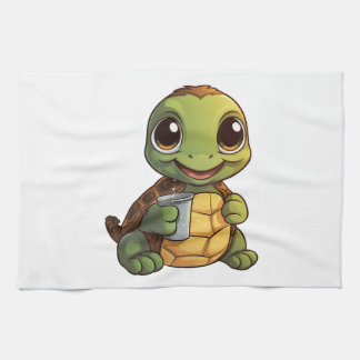 Cartoon turtle illustration Copy Copy Copy Copy Co Kökshandduk