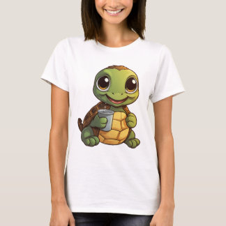 Cartoon turtle illustration Copy Copy Copy Copy Co T Shirt