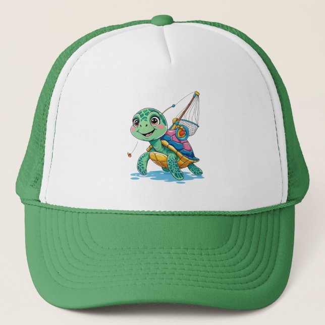  Cartoon Turtle Kids Hat Keps (Framsida)