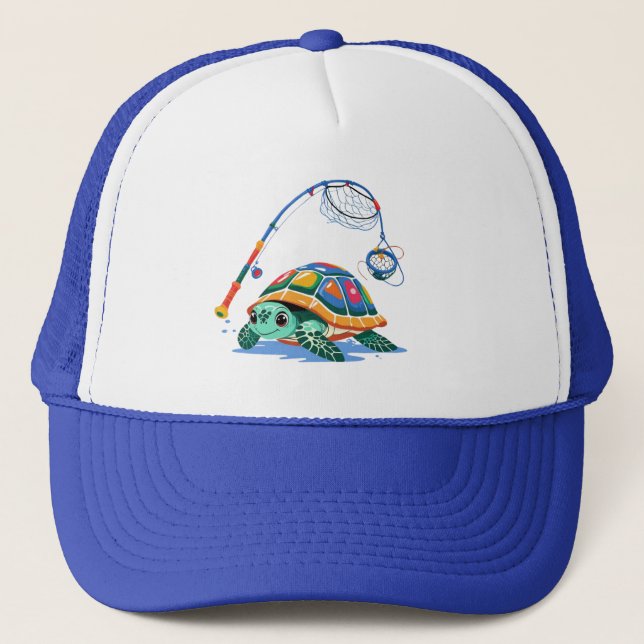 Cartoon Turtle Kids Hat Keps (Framsida)