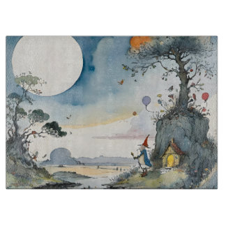Cartoon wizard dreamscape