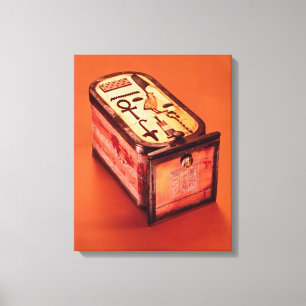 Cartouche-format boxas canvastryck