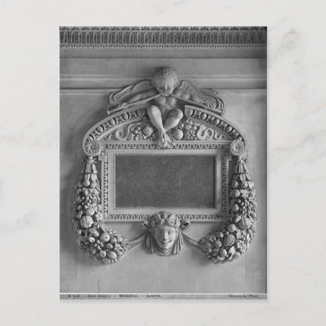 Cartouche från Caryatids' Tribune Vykort (Framsida)