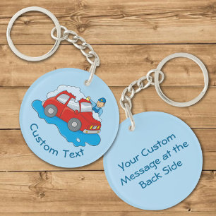 Cartvättman Keychain