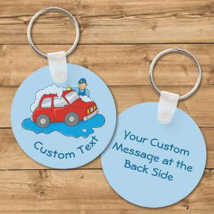 Cartvättman Keychain Nyckelring