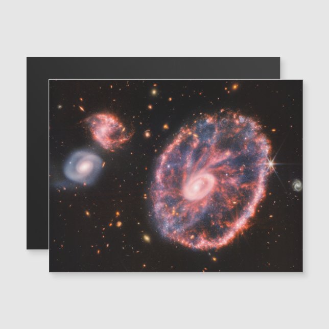 CartWheel Galaxy, James Webb Space Telescope (Fram/baksida)