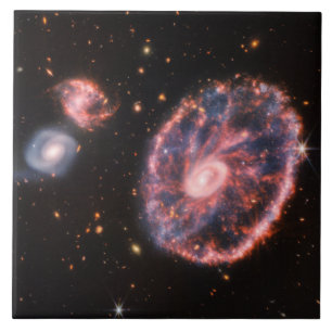 CartWheel Galaxy, James Webb Space Telescope Kakelplatta