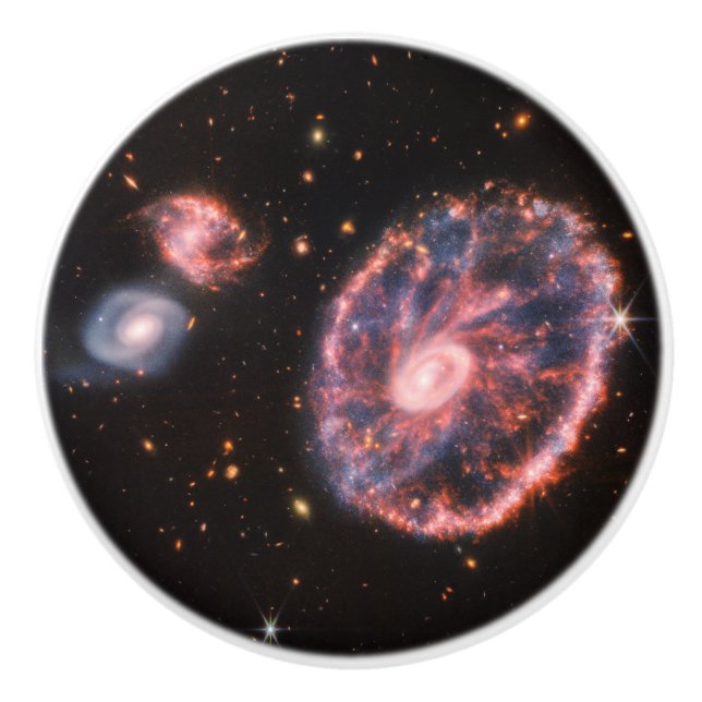 CartWheel Galaxy, James Webb Space Telescope Knopp (Framsidan)
