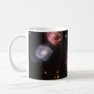 Cartwheel Galaxy JWST James Webb-rymdteleskopet Kaffemugg