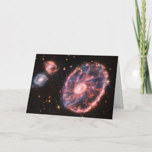Cartwheel Galaxy JWST James Webb-rymdteleskopet Kort