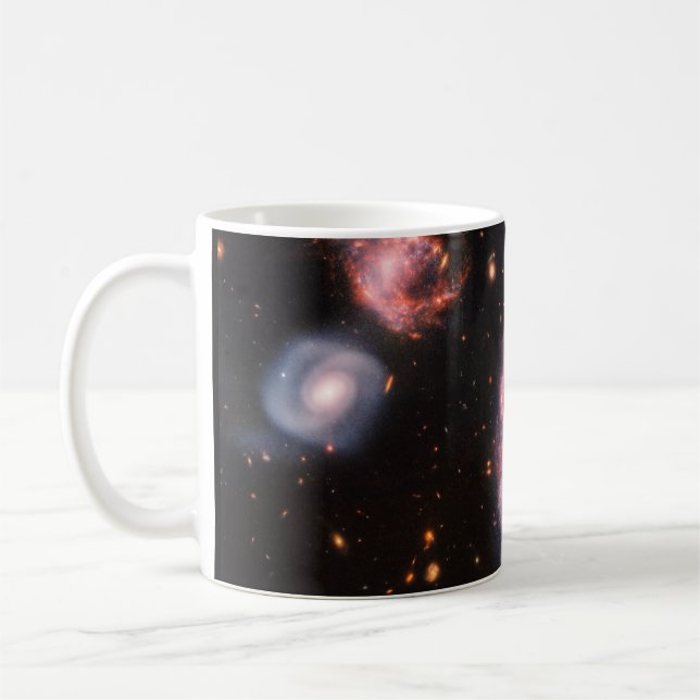 CartWhey Galaxy JWST James Webb Space Telescope Kaffemugg (Vänster)