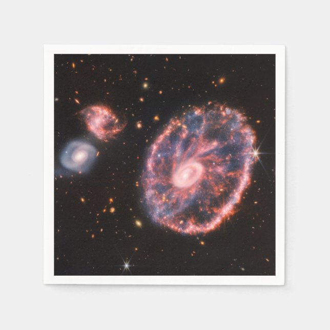 CartWhey Galaxy JWST James Webb Space Telescope Pappersservett (Framsidan)