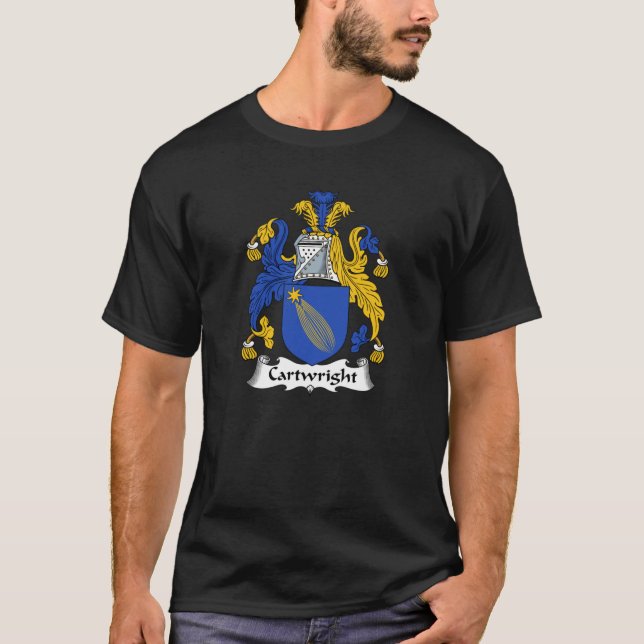 Cartwright Jackar Arm Cartwright Family Crest T Shirt (Framsida)