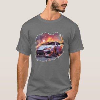Carunining sportbil racing Car pojke T Shirt