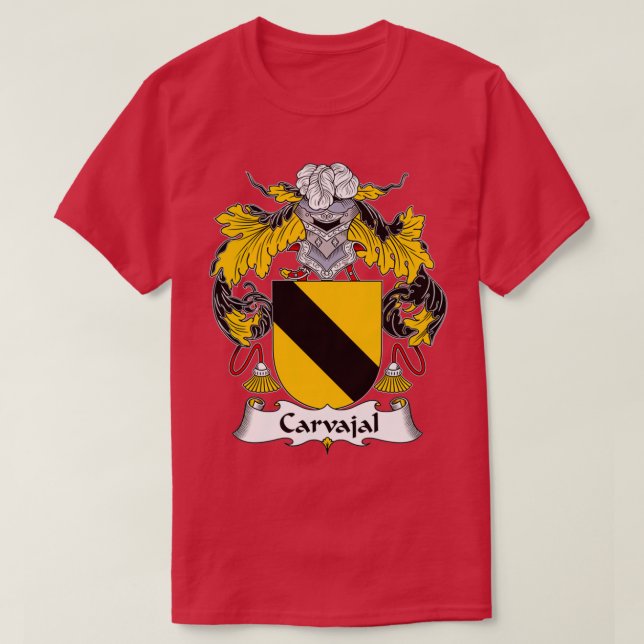 Carvajal Jackar om Arm Family Crest T Shirt (Design framsida)