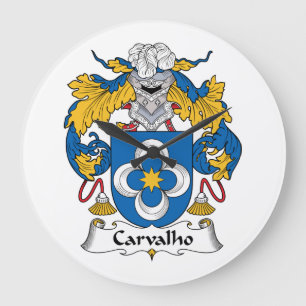 Carvalho familjvapensköld stor klocka