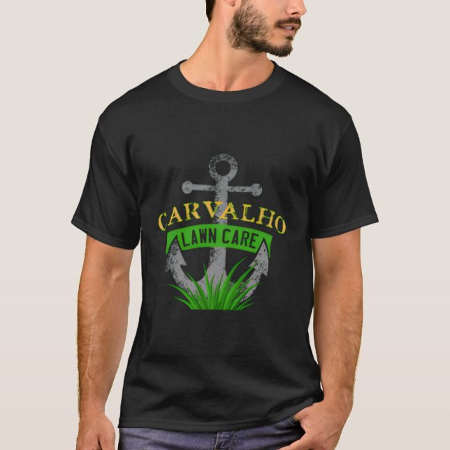 Carvalho Lawncare T Shirt (Framsida)
