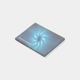 Carved Blue Star-Kanvastryck Post-it Block