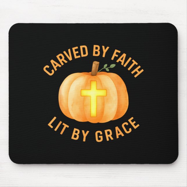 Carved By Faith Lit By Grace Pumpkin Cross Christi Musmatta (Framsidan)