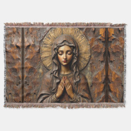 Carved Devotion  Wooden Mary Filt