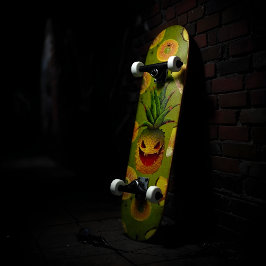 Carved Halloween Pineapple Mini Skateboard Bräda 18,5 Cm