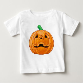 Carved Orange Pumpkin Detailed Halloween T Shirt